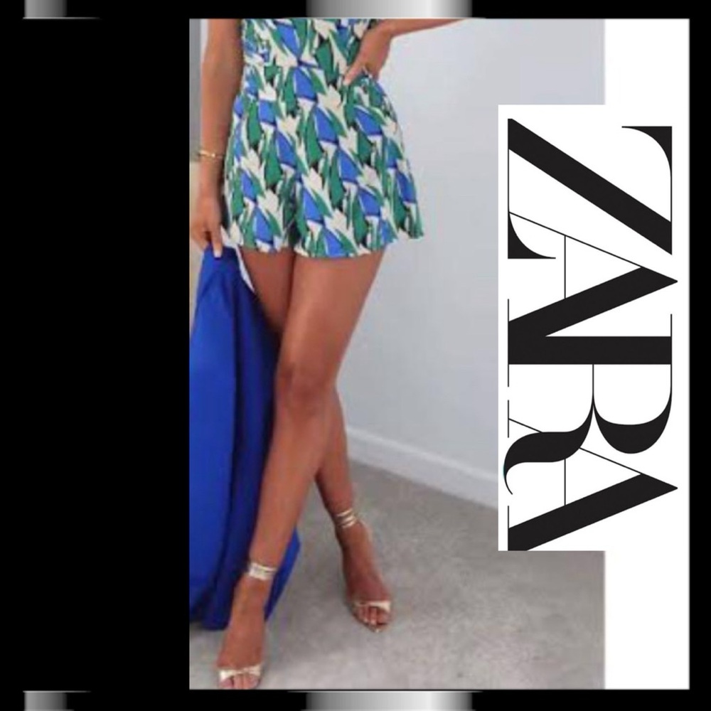 ZARA Printed Xlarge Shorts